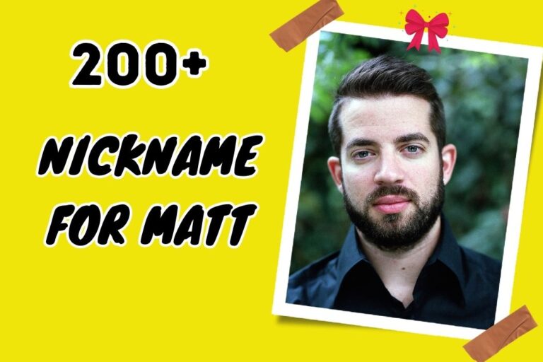 Nickname for Matt – Expressing Affection Creatively