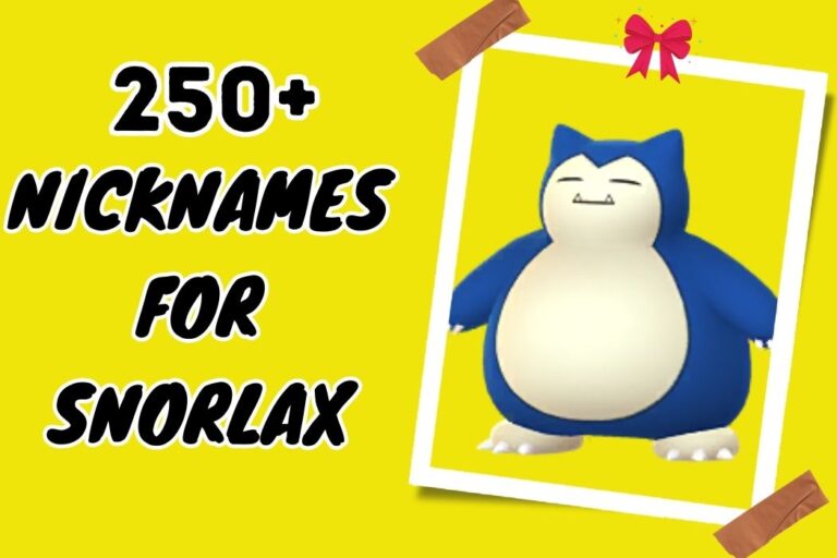 Nicknames for Snorlax – Unleashing Your Creative Side