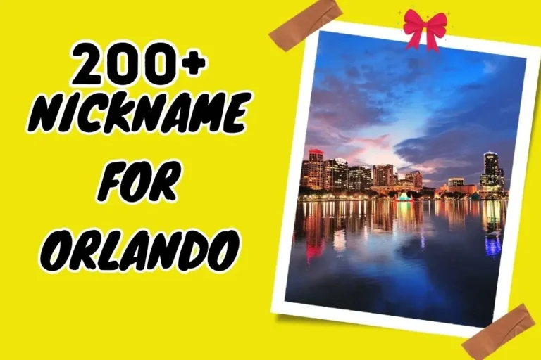 Nickname for Orlando – Crafting a Unique Identity