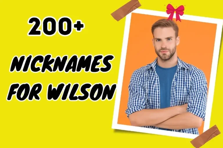 Nicknames for Wilson – Creative Ideas for Personalization