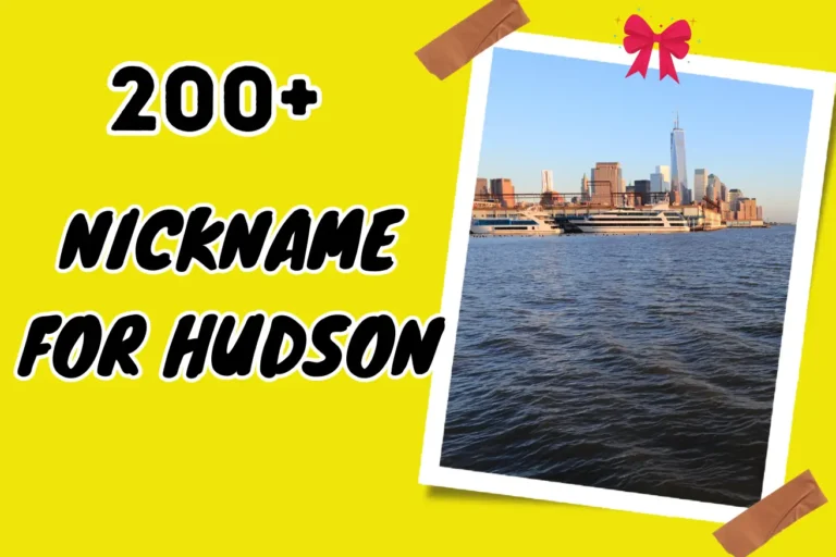 Nickname for Hudson – Finding the Perfect Fit
