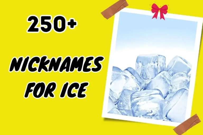 Nicknames for Ice – Discovering Chilled Inspiration