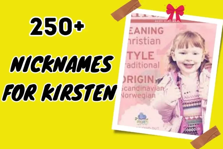 Nicknames for Kirsten – Beyond the Ordinary