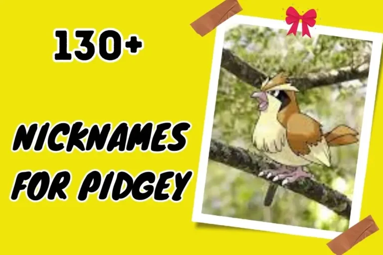 Nicknames for Pidgey – Unleashing Your Creative Side
