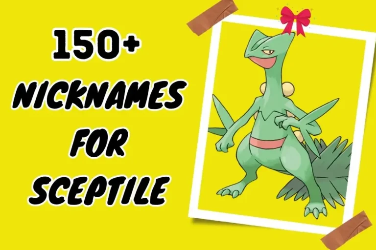 Nicknames for Sceptile – Expressing Your Pokémon’s Unique Traits