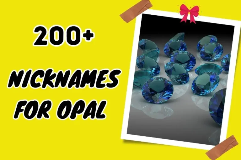 Nicknames for Opal – Cute and Unique Ideas