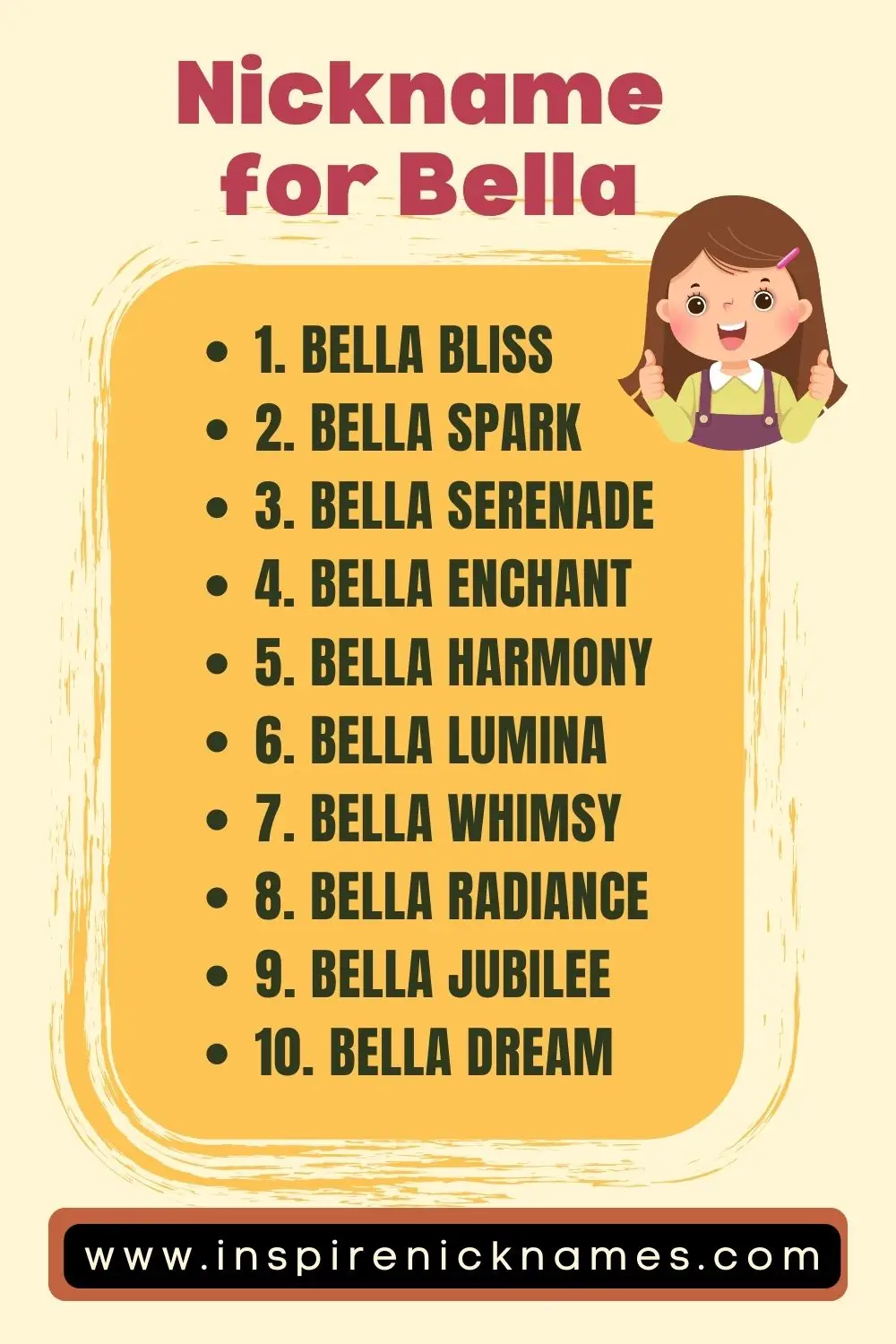 nickname for bella list ideas