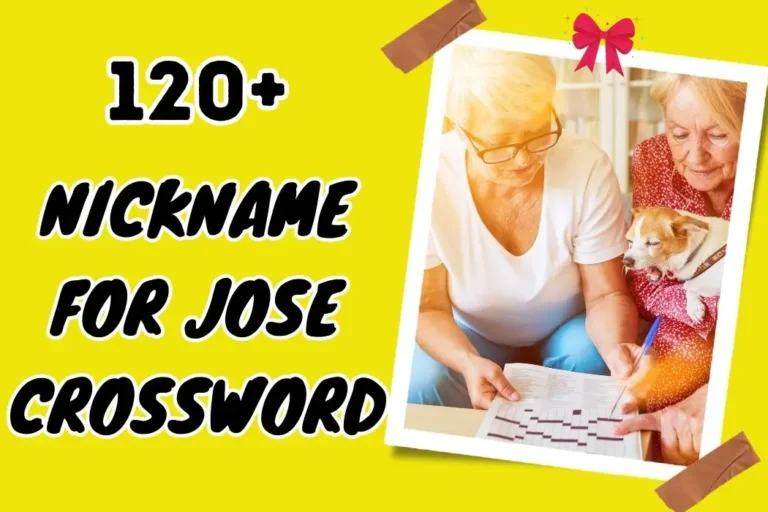Nickname for Jose Crossword – Unveil the Popular Clue