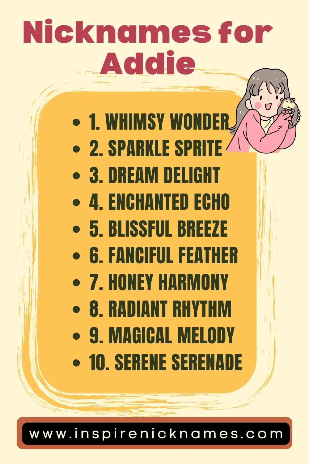 nicknames for Addie list ideas