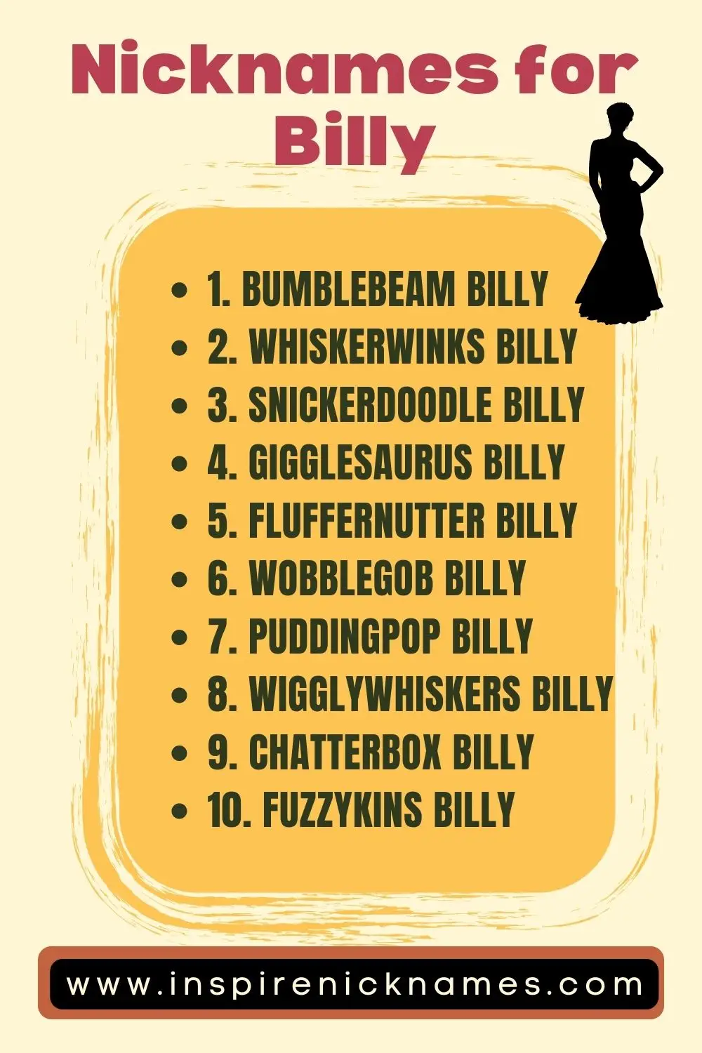 nicknames for billy list ideas