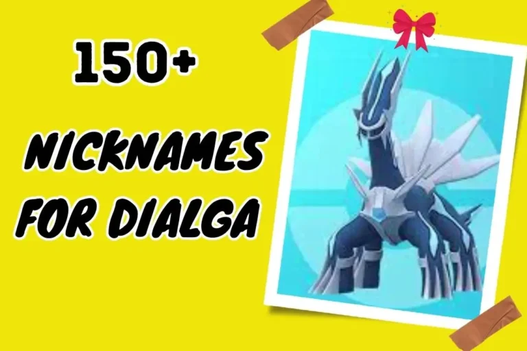 Nicknames for Dialga – Personalize Your Pokémon Journey