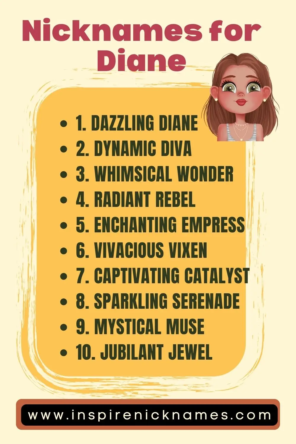 nicknames for Diane list ideas