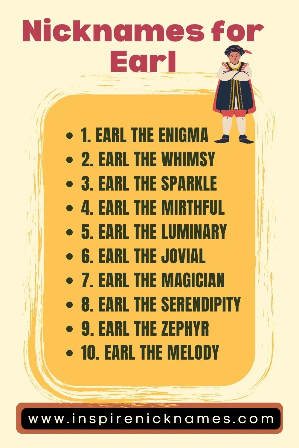 nicknames for earl list ideas