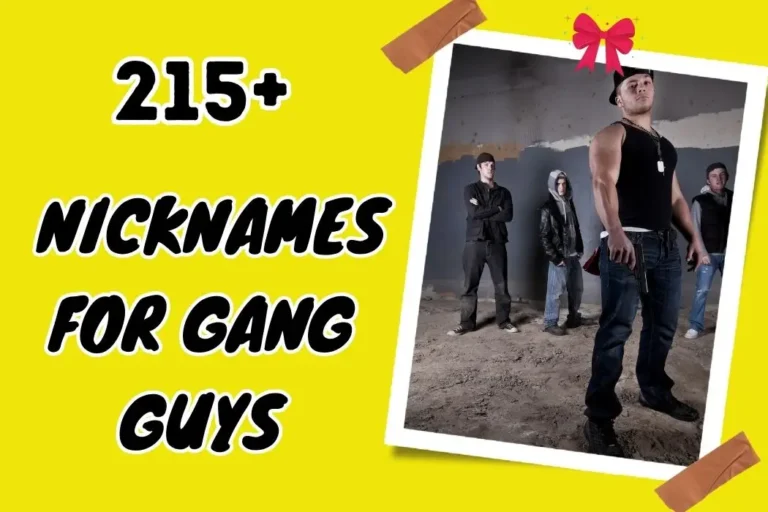 Nicknames for Gang Guys – Creating the Perfect Gang Identity