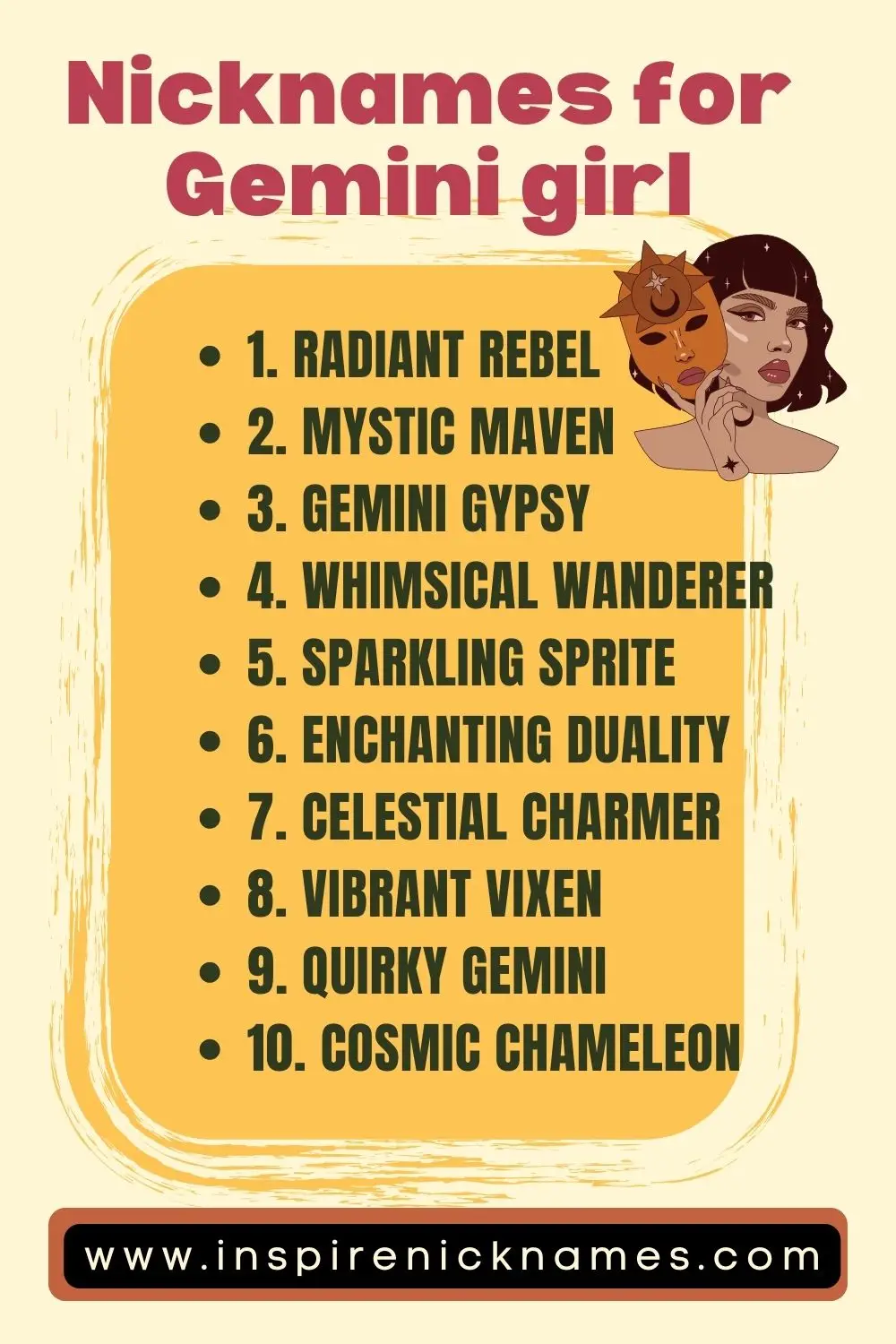 nicknames for Gemini girl list ideas
