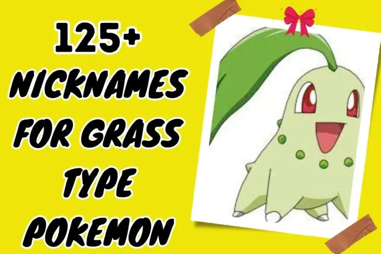 Grass Type Pokémon Nicknames – Enhance Your Pokémon Bond