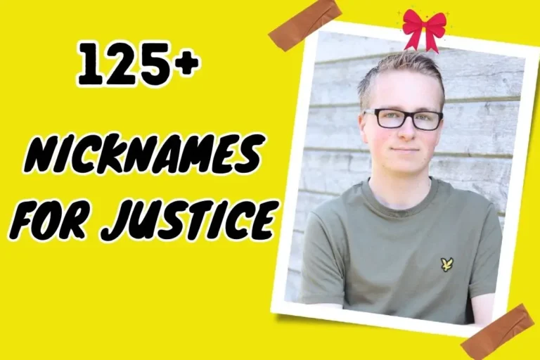Nicknames for Justice – Expressing Personality Through Names