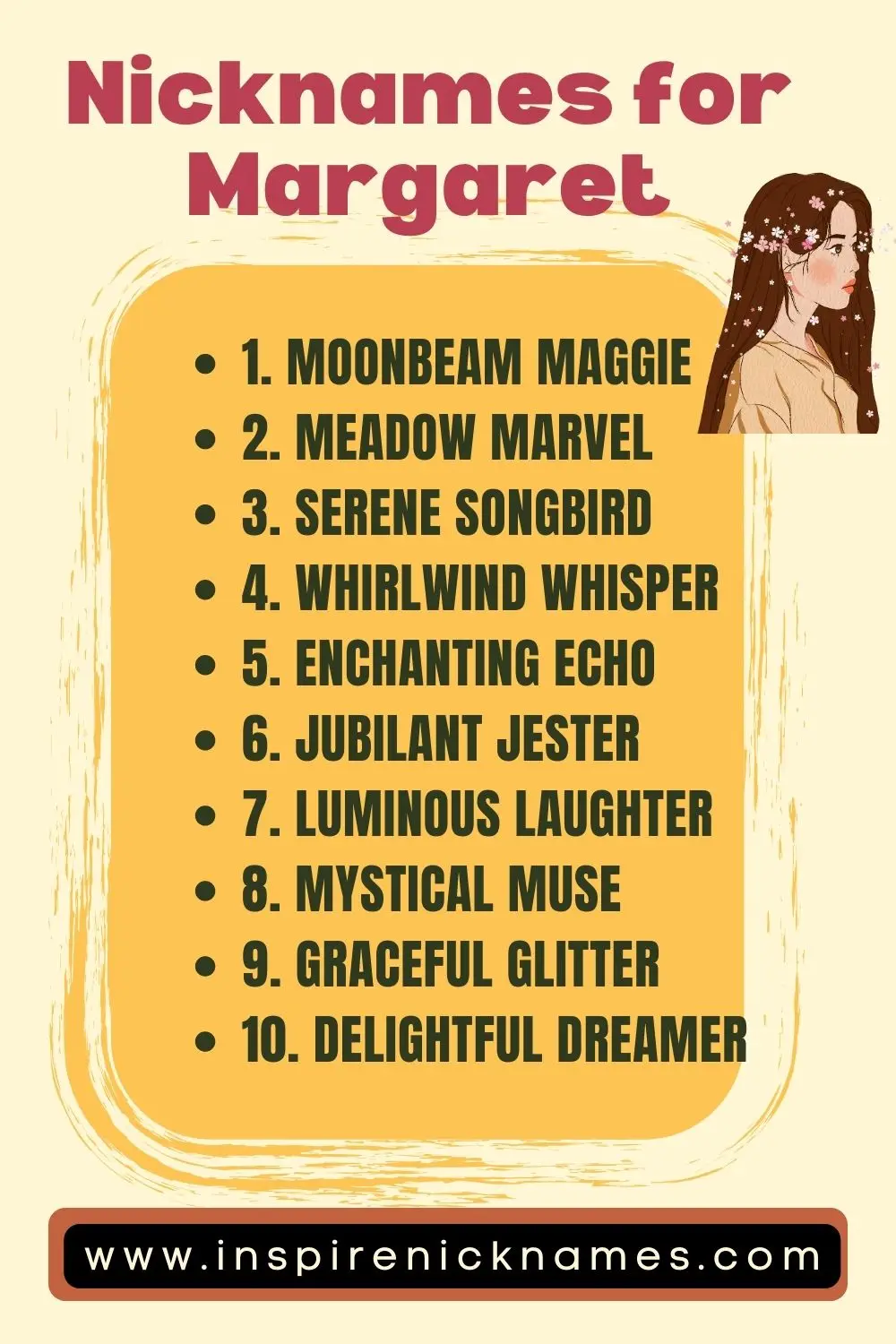 nicknames for Margaret list ideas