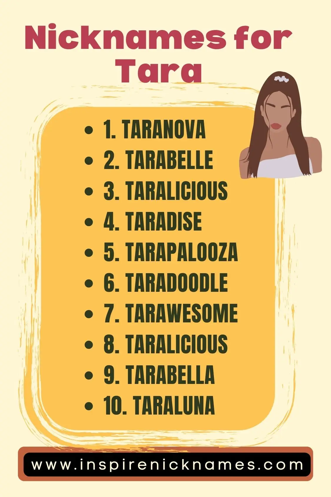 nicknames for Tara list ideas