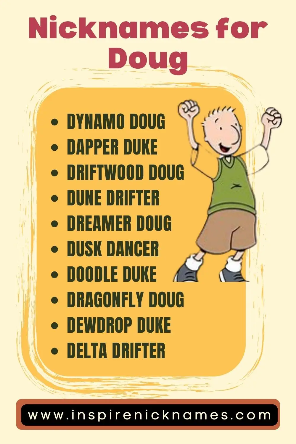 Nicknames for Doug  ideas list