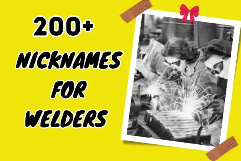 Nicknames for Welders – Boost Your Team Spirit