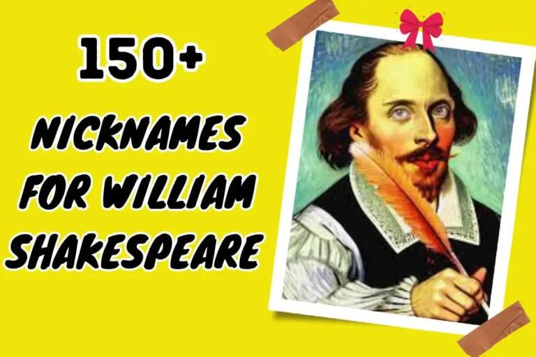 William Shakespeare’s Nicknames – Revealing Historical Context