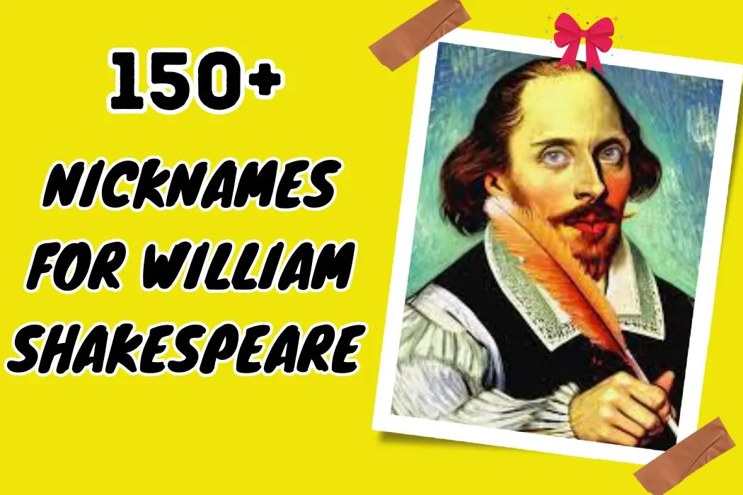 Nicknames for william shakespeare