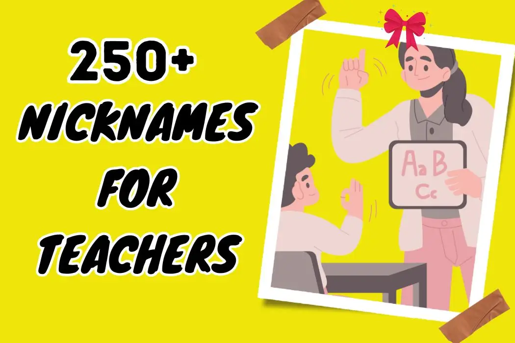 nicknames for teachers