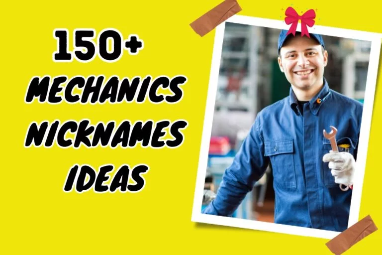 Mechanics Nicknames Ideas – Unique Monikers