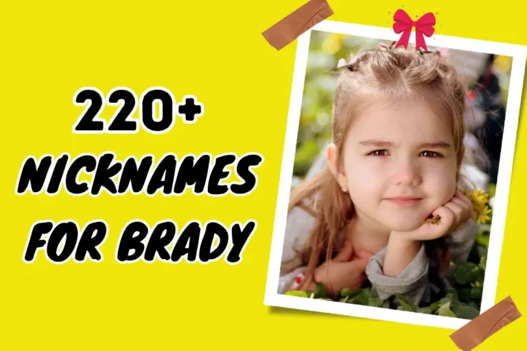 Unique Nicknames for Brady – Make It Memorable