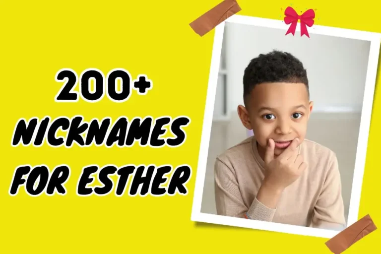 Personalized Nicknames for Esther – Make It Special