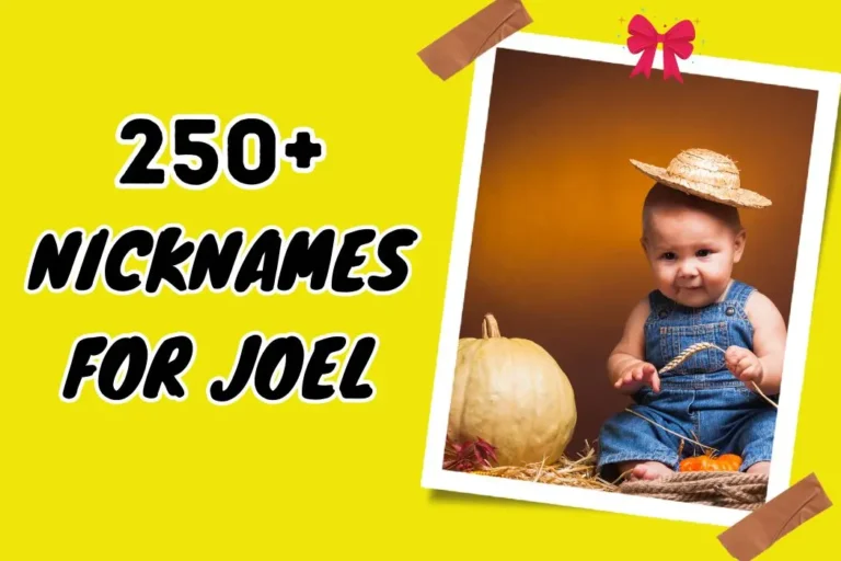 Unique Nicknames for Joel – Personalize Your Bond