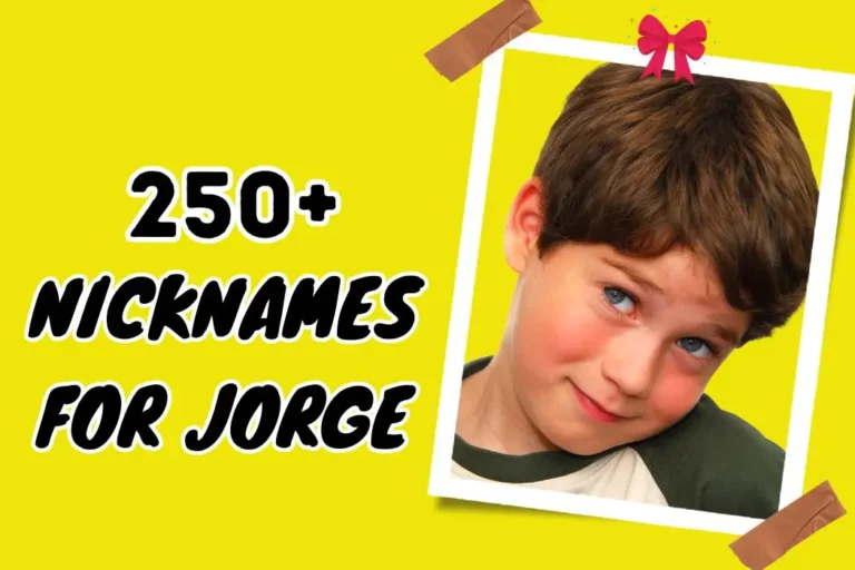 Personalized Nicknames for Jorge – Deepen Your Connection!