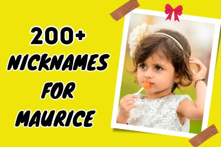 Endearing Nicknames for Maurice – Show Your Love