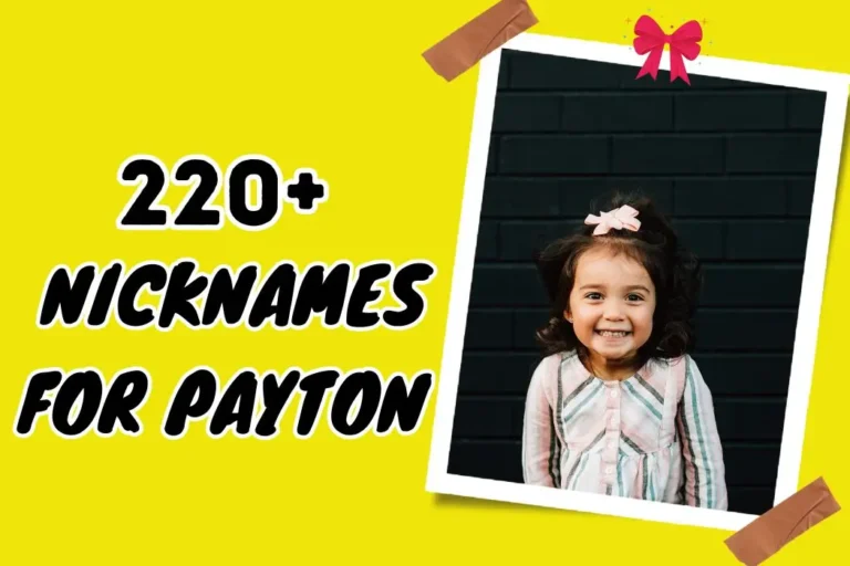 Memorable Nicknames For Payton – Cherish Every Moment