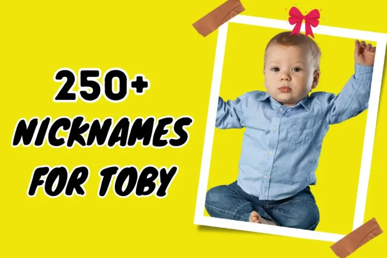 Toby’s Best Nicknames – Showcase His Personality
