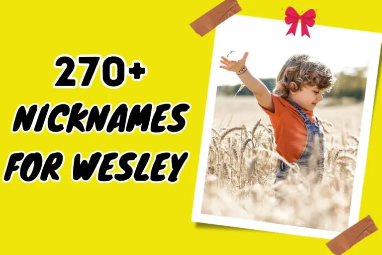 Wesley Nicknames – Express Your Bond Creatively