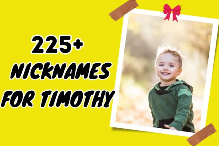 Nicknames for Timothy – Express Your Affection